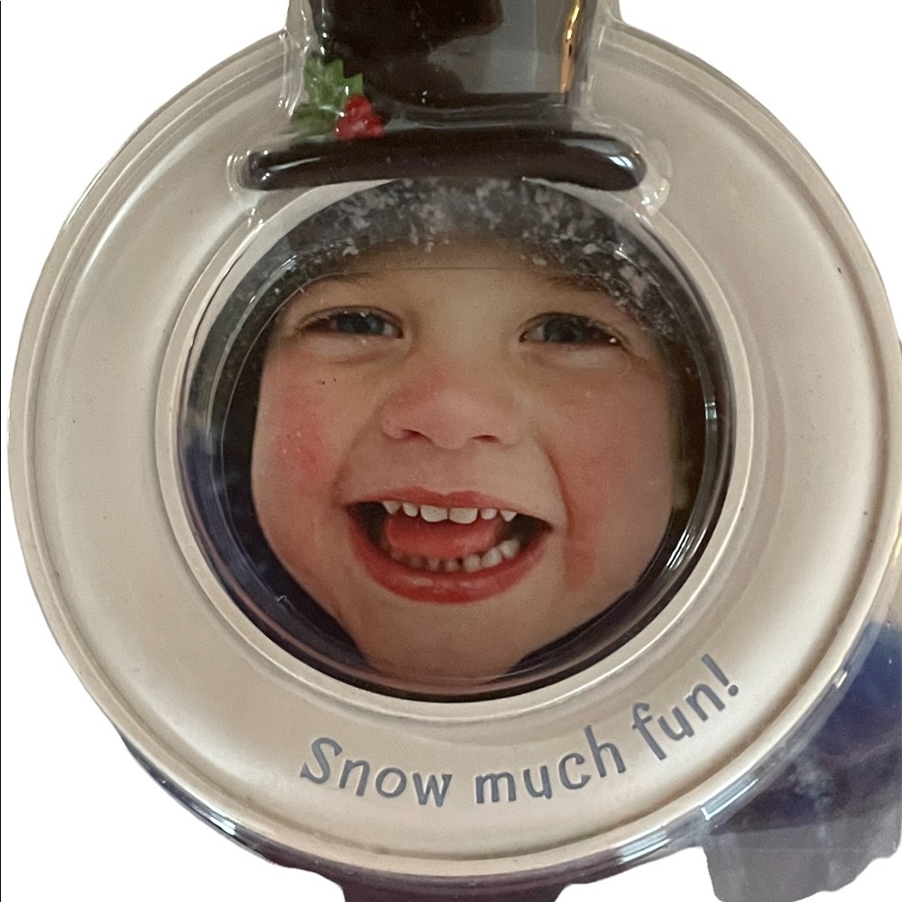New Hallmark Snowman Refrigerator Photo Magnet